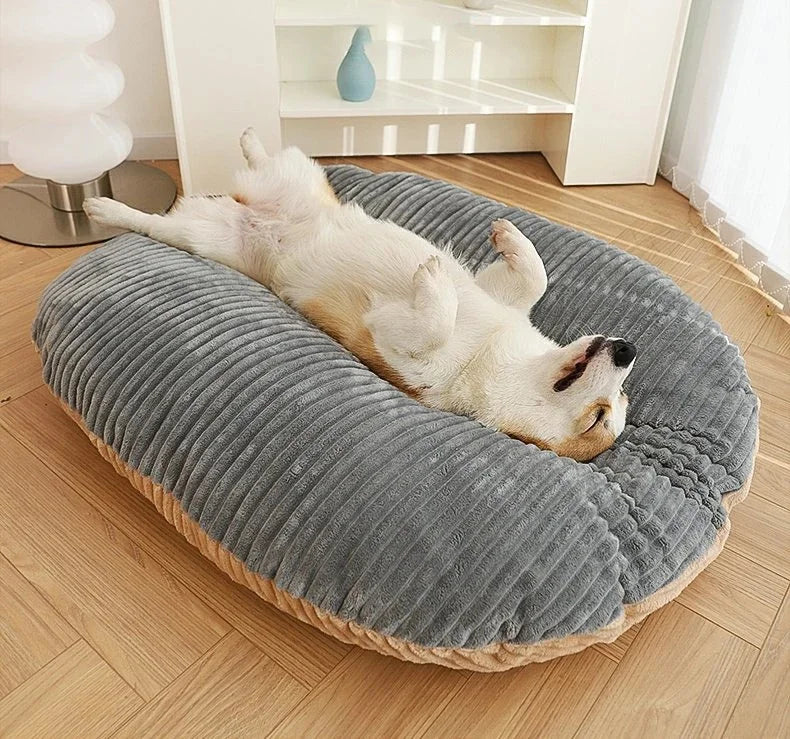 Corduroy Dog Bed | Reversible | Washable Cover | Soft & Comfortable | 3 Sizes