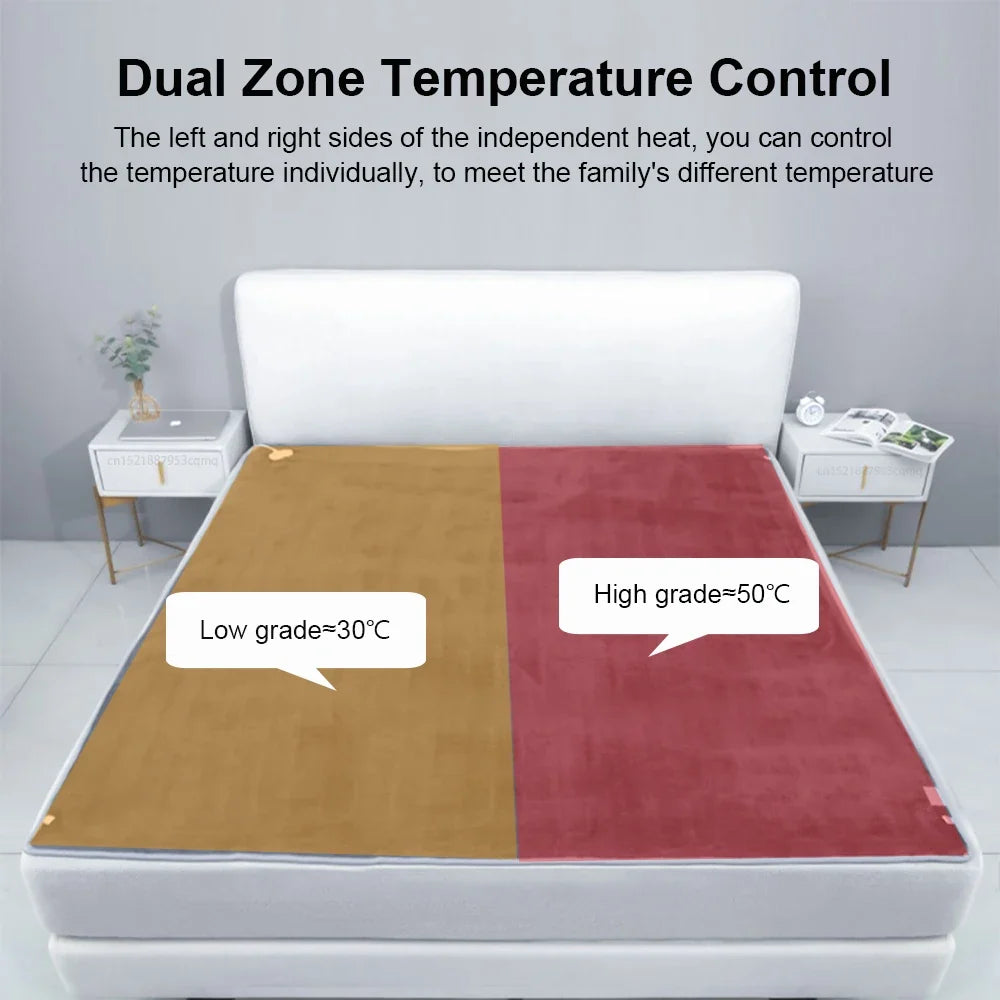 Bettiva | Electric Heated Blanket as a Heated Mattress Pad with Thermostat