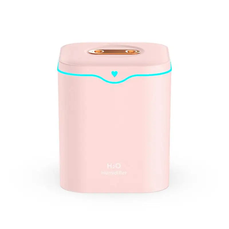 Umidificatore ad ultrasuoni 2L con doppio spray & luce notturna – Umidificatore d’aria 2000ml