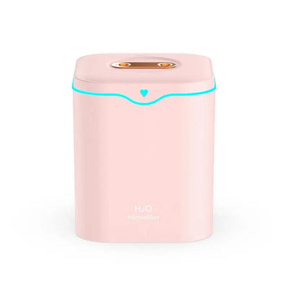 Umidificatore ad ultrasuoni 2L con doppio spray & luce notturna – Umidificatore d’aria 2000ml