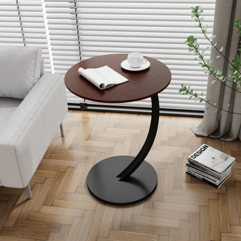Avelyne Cirka | Table d’appoint ronde renforcée pour le salon et la chambre