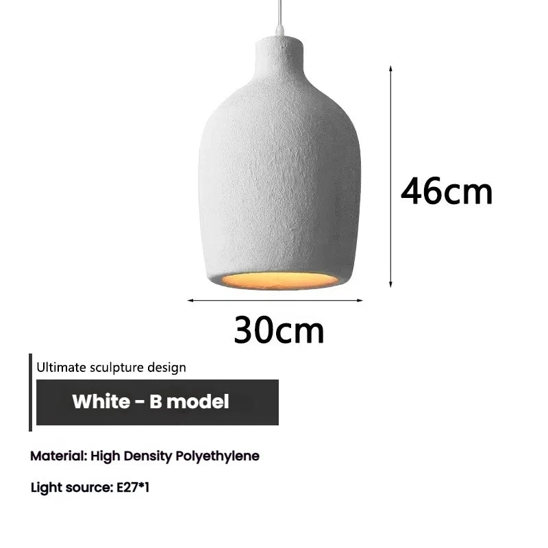 Halo Sabié | Lampada a sospensione LED di design in stile Wabi-Sabi per soggiorno e zona pranzo