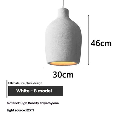 Halo Sabié | Lampada a sospensione LED di design in stile Wabi-Sabi per soggiorno e zona pranzo