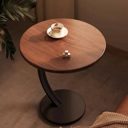 Avelyne Cirka | Table d’appoint ronde renforcée pour le salon et la chambre