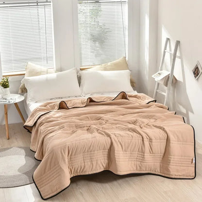 BrisaLyn Lite | Couverture pondérée estivale avec effet rafraîchissant pour nuits chaudes