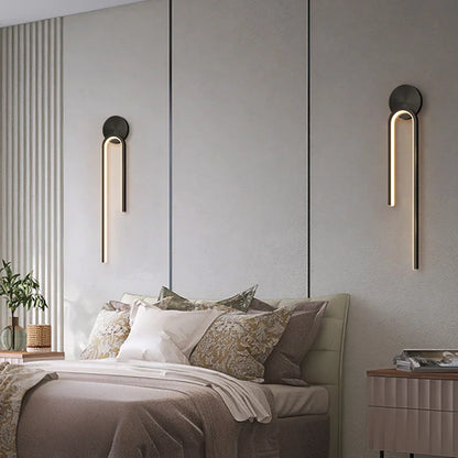 Limae Veya | Applique LED minimalista in stile scandinavo per camera da letto e bagno