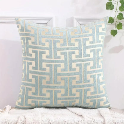 Amarae – Housse de coussin décorative brodée sans rembourrage pour canapé et salon