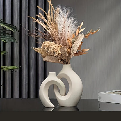 Vaylo Formé | Vaso scultoreo in ceramica stile boho (set da 2)