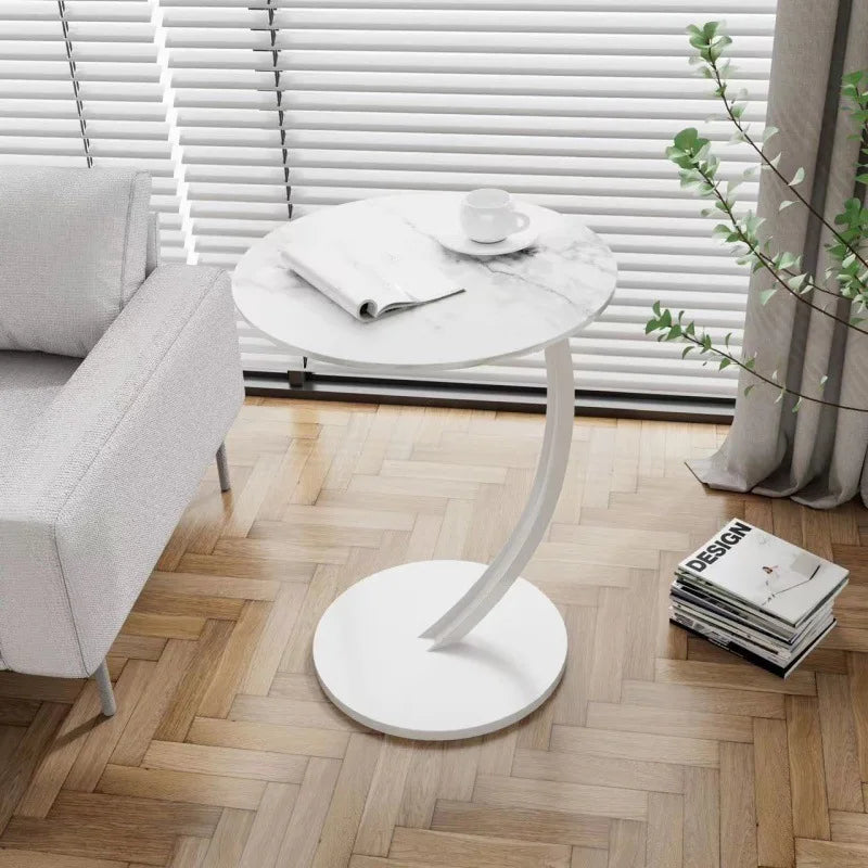Avelyne Cirka | Table d’appoint ronde renforcée pour le salon et la chambre
