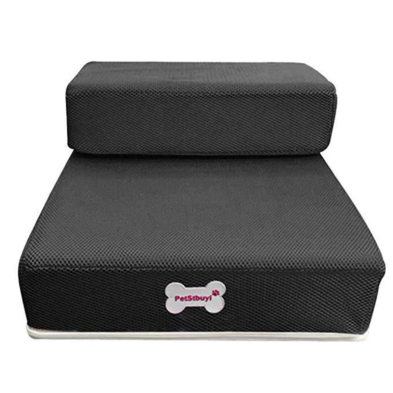 DOGSTEP PRO Hundetreppe | Gelenkschonend & Rutschfest | Faltbar & Weich Gepolstert