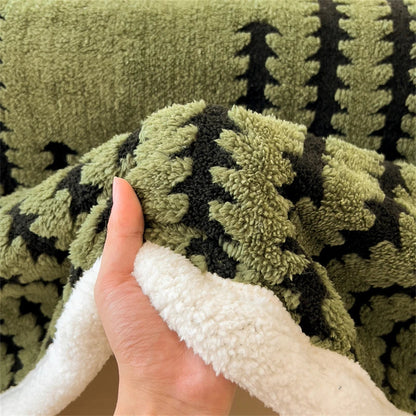 Velvory | Couverture douillette extra-épaisse en velours et flanelle pour le lit et le canapé
