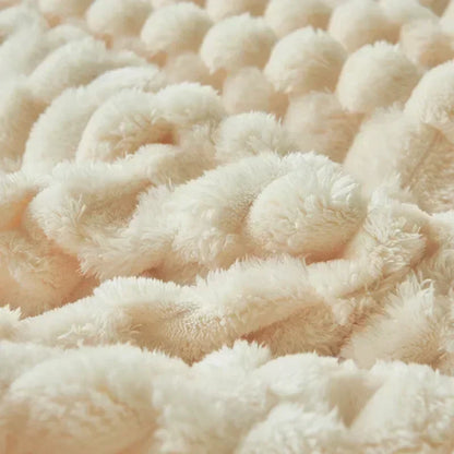 Samtelo | Kuscheldecke aus Turtle-Velours mit Anti-Pilling für Bett und Sofa