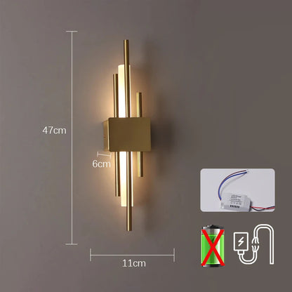 Lumoa Fynn | LED Wall Light with USB Port in Scandinavian Design for Bedroom and Living Area