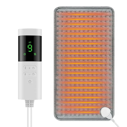 Calorina | Elektrisches Heizkissen 30 × 60 cm mit 9 Stufen, 4 Timern und Abschaltautomatik
