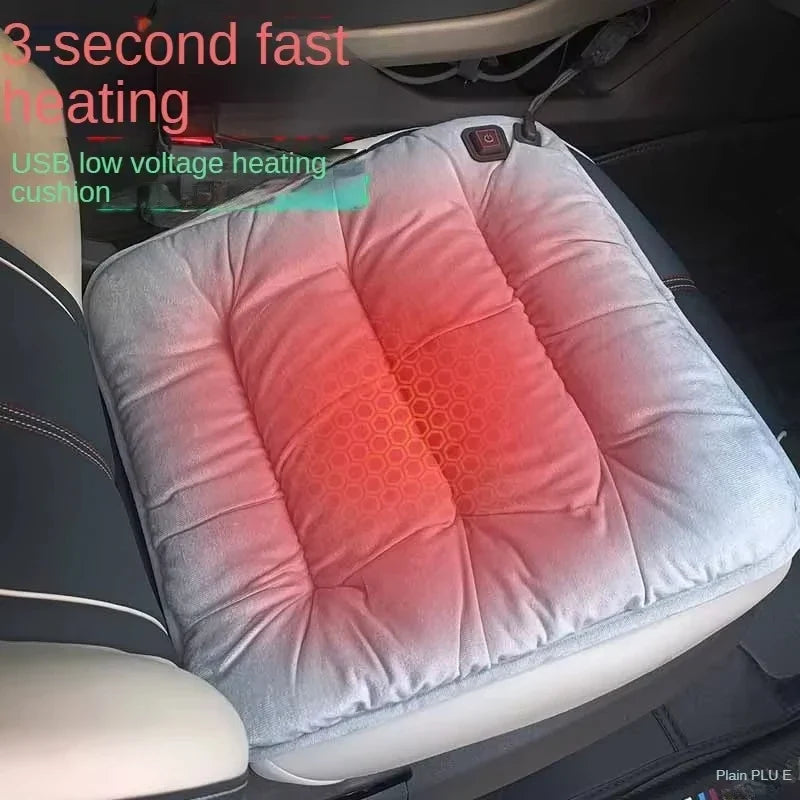 Torvena | Coussin chauffant USB pour siège auto avec chauffage au graphène et 3 niveaux