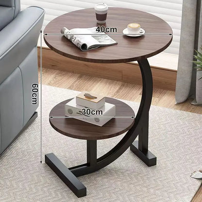Tivara | Luxury Mini Side Table, Two Levels & Mobile