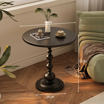 Mariselle – Tavolino rotondo vintage moderno