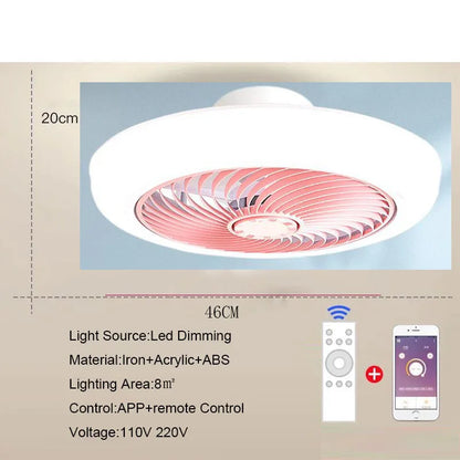 Aeralis Fold | Intelligens mennyezeti ventilátor világítással és behúzható lapátokkal – csendes és távirányítható