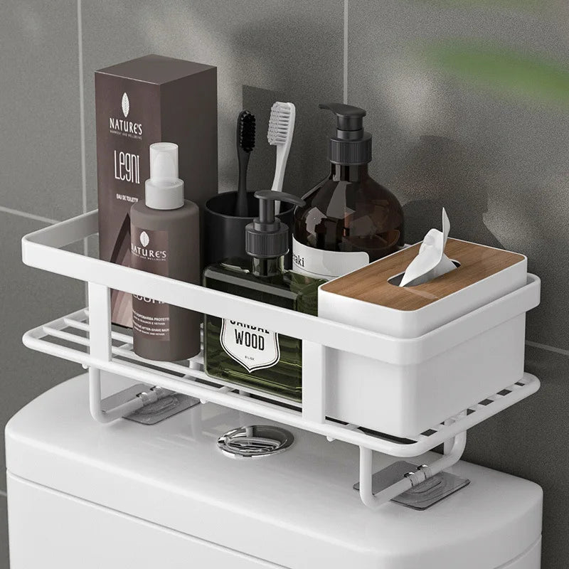 Étagère de toilettes AboveRack | Étagère de salle de bains à plusieurs niveaux pour surplomber les toilettes