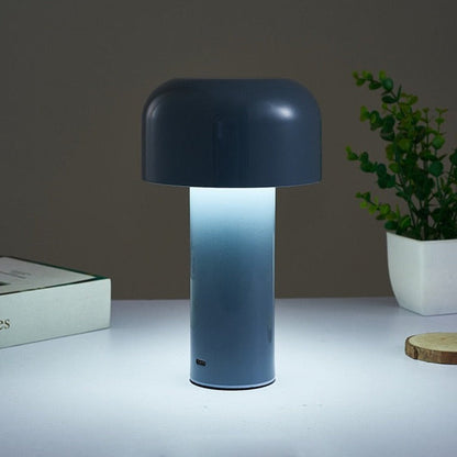 LumoFungo Classico | Lampada da tavolo retrò senza fili dal design italiano a forma di fungo