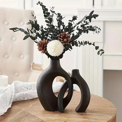 Vaylo Formé | Vaso scultoreo in ceramica stile boho (set da 2)