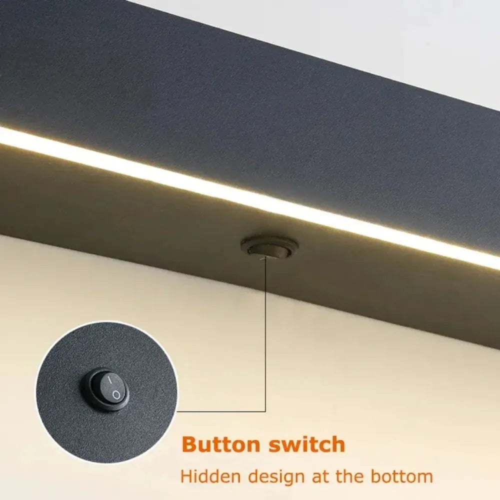Luntheris | Applique LED moderna con mensola notturna integrata