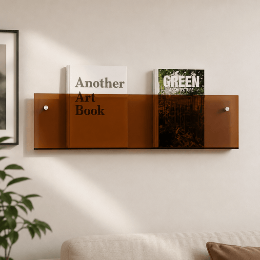 SHELFORA – Elegant wall-mounted magazine holder for contemporary interiors