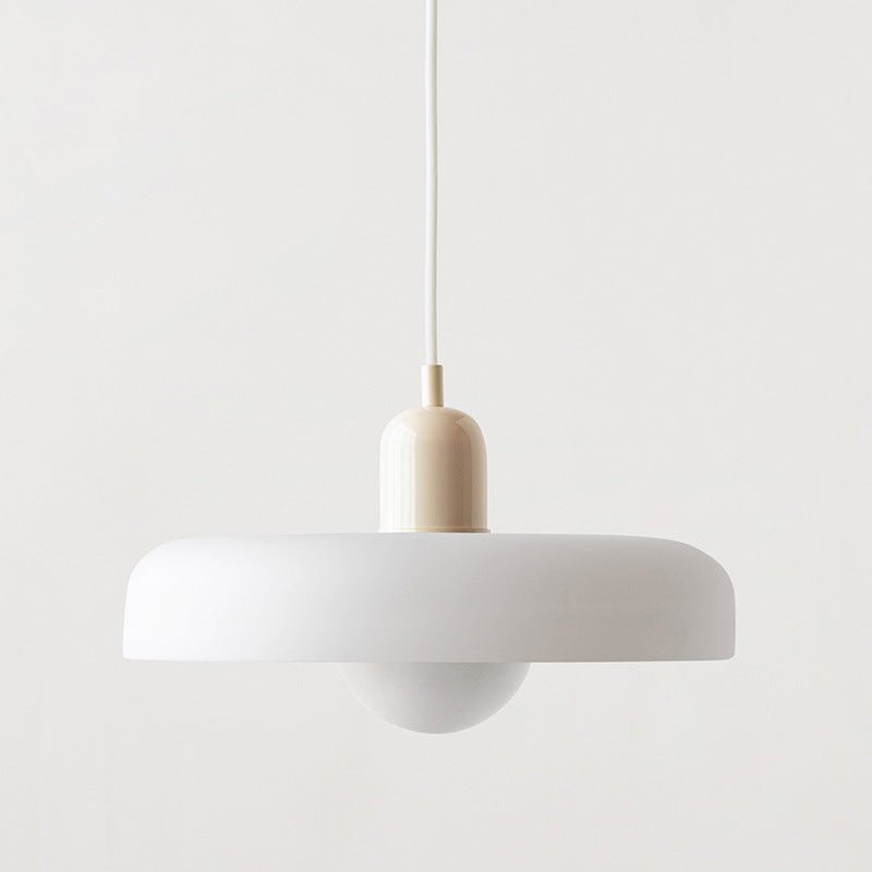 Lunari Halo | Lampada a sospensione in vetro colorato in stile Bauhaus