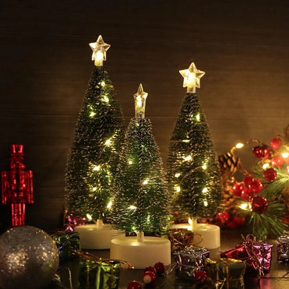 Brightmas | LED-Lichterkette für den Weihnachtsbaum aus Kupferdraht, mit Batteriefach