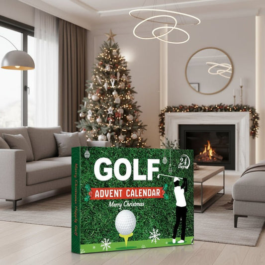 Greenvia | Calendario de Adviento de golf con 24 accesorios, bolas y tees