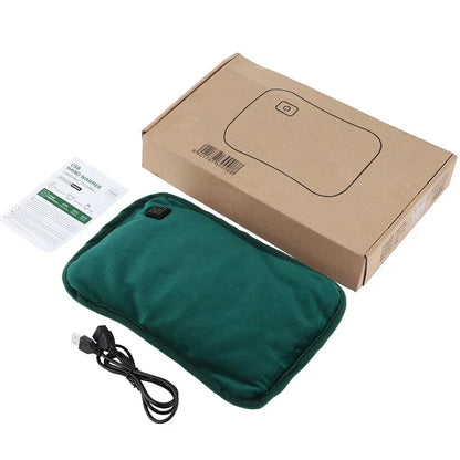 Celuna | USB plush fleece heating pad, 30 × 20 cm with heat settings