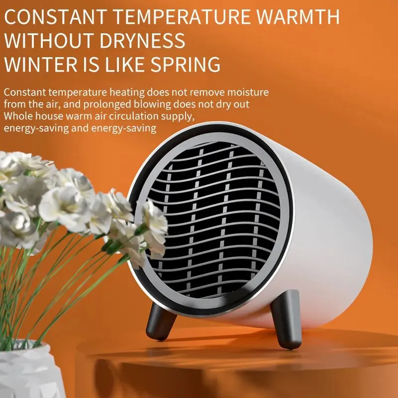 Tempira | Mini Heizlüfter 600 W für Schreibtisch mit Überhitzungsschutz