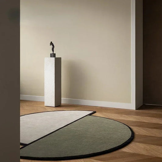 Arketa Halo | Waschbarer Teppich in Halbkreisform
