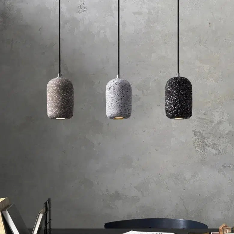 Kiva Cast | lampada a sospensione in cemento dal design industriale con tecnologia LED