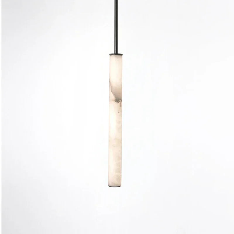 Lunvero Minara | Lampada a sospensione LED in marmo e rame per ambienti eleganti