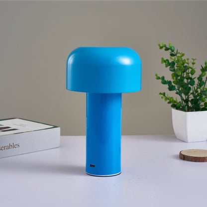 LumoFungo Classico | Lampada da tavolo retrò senza fili dal design italiano a forma di fungo