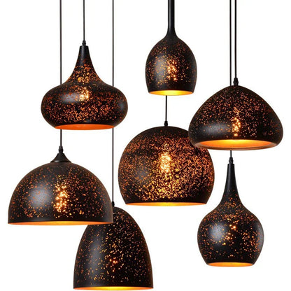 Noctyra | Lampada a sospensione vintage in ferro stile loft scandinavo