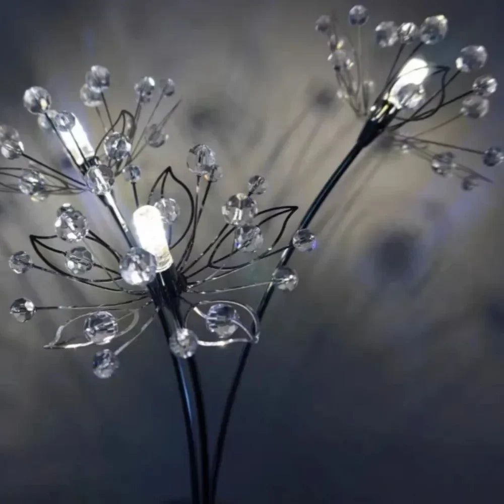 Lustrae – Modern Minimalist Crystal Wall Light in Dandelion Design