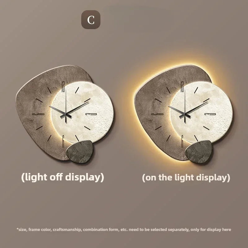Auralume Circa | Horloge murale LED avec design moderne