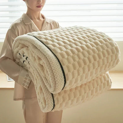 Samtelo | Kuscheldecke aus Turtle-Velours mit Anti-Pilling für Bett und Sofa