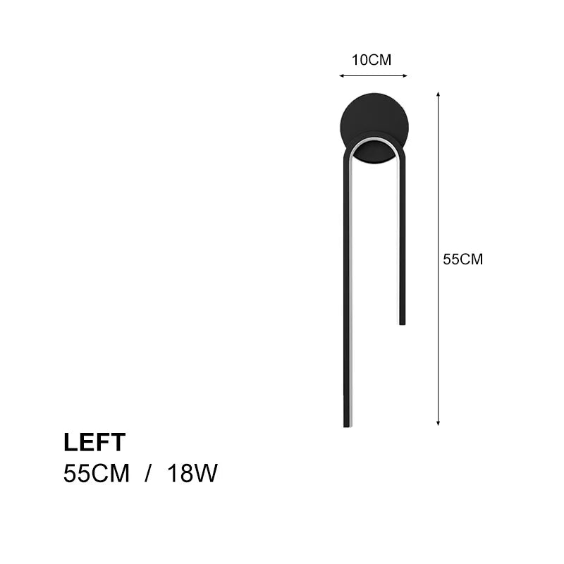 Limae Veya | Applique LED minimalista in stile scandinavo per camera da letto e bagno