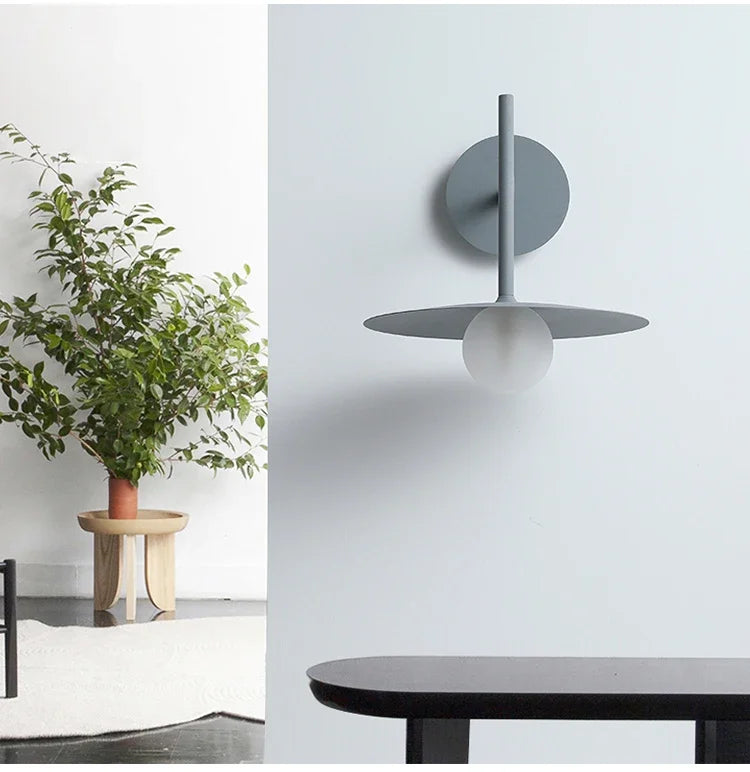 Moderna lampada da parete LED girevole Aralyn – Design minimalista in nero