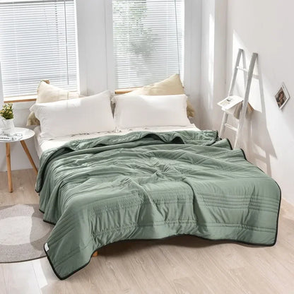 BrisaLyn Lite | Couverture pondérée estivale avec effet rafraîchissant pour nuits chaudes