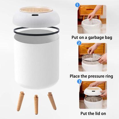 Vekkio Sense | automatic trash can with motion sensor for bathroom, kitchen, or office