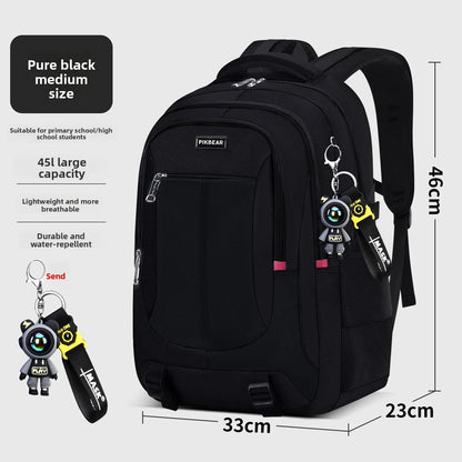 Ranzino | Mochila escolar con compartimento acolchado para portátil y varios bolsillos, M y L