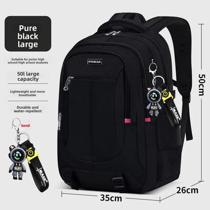 Ranzino | Mochila escolar con compartimento acolchado para portátil y varios bolsillos, M y L