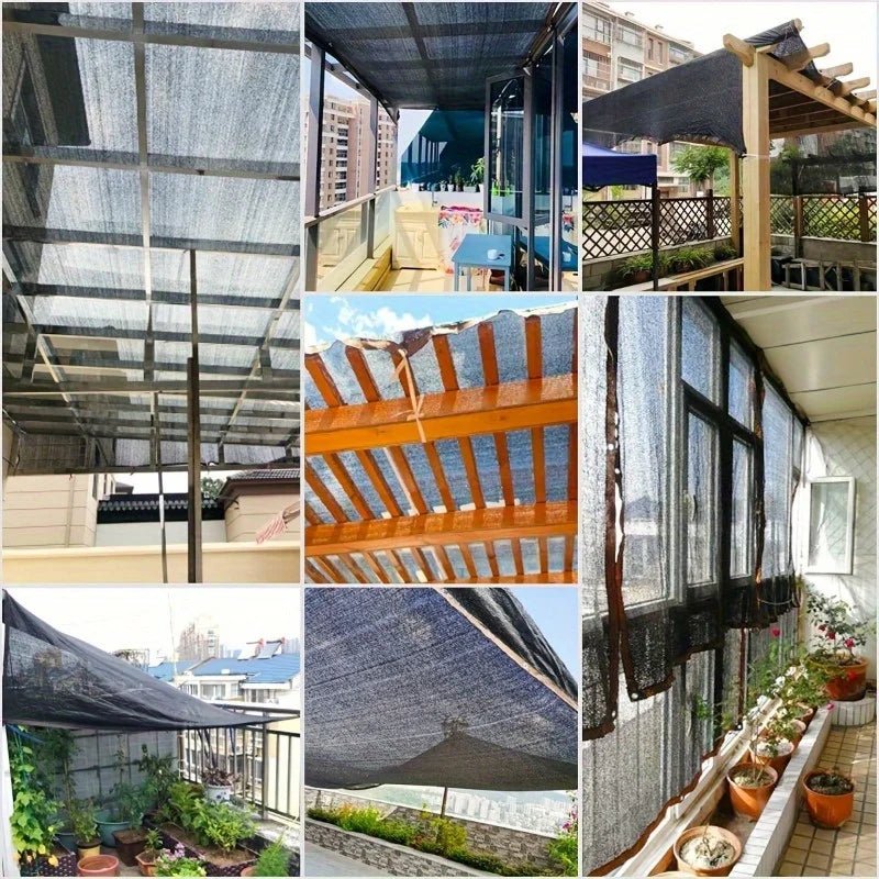 Schattennetz mit 70–80 % UV-Schutz – Gewächshaus, Terrasse & Garten