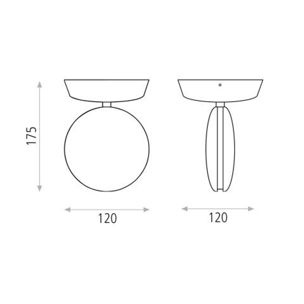 Lampada da parete LED Scotty Beam Pro – Faretto a 360° dal design moderno