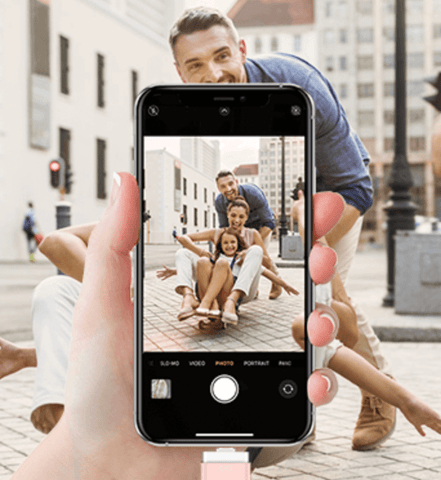 SnapSync | Chiavetta USB 4-in-1 con USB-C, USB-A e Lightning, fino a 128 GB