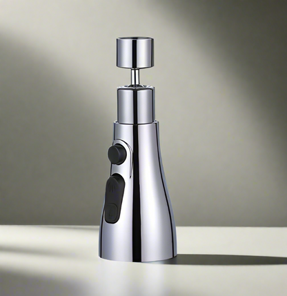 Norvion Arc | Extendable Kitchen Faucet in Black with 360° Rotation & Water-Saving Function